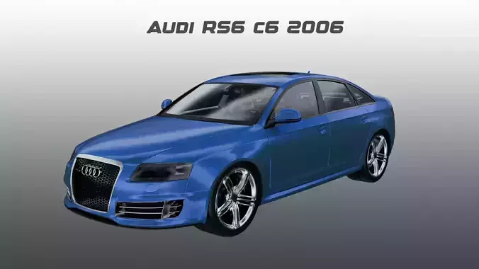 Audi - 2009 - RS6 c6 3D model