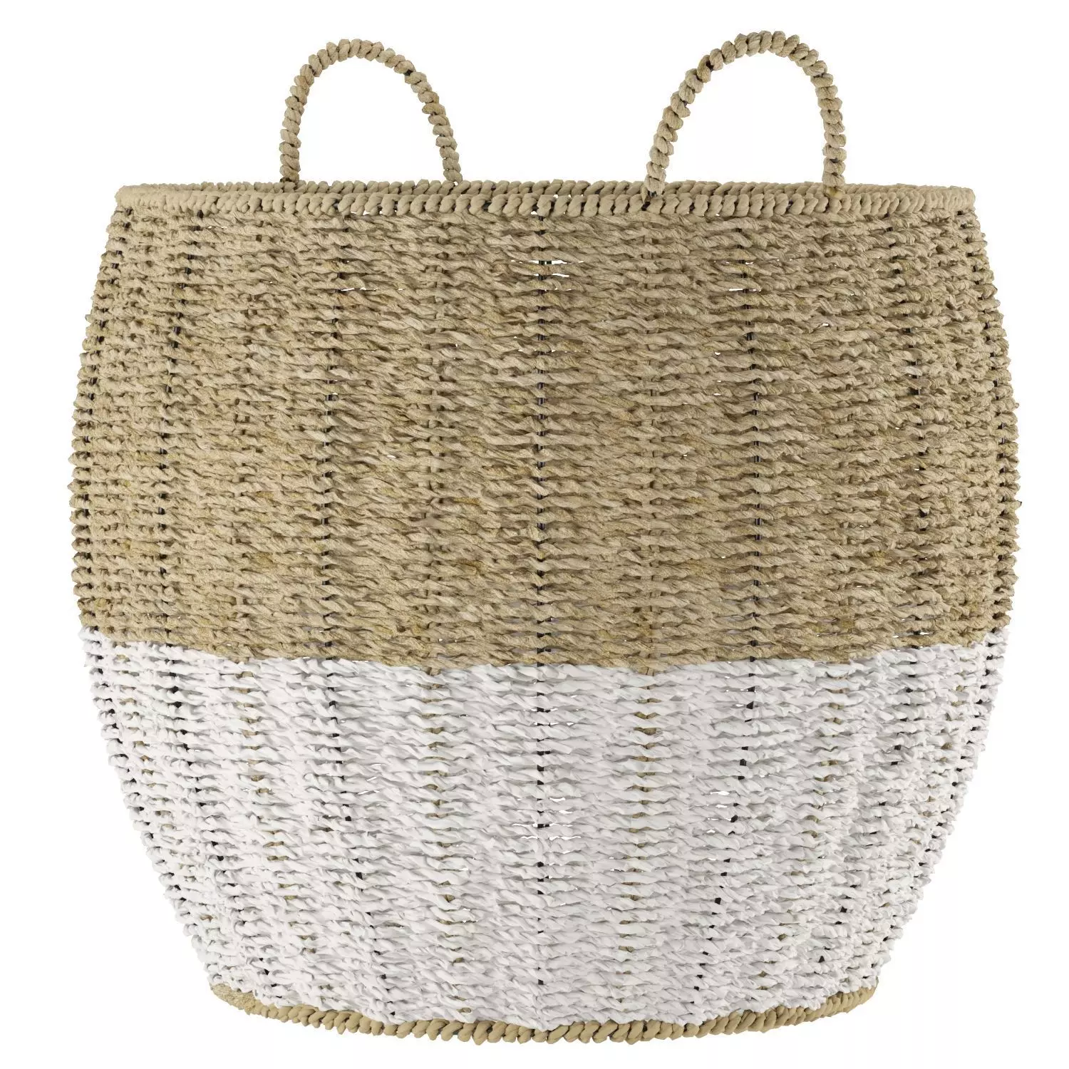 Honey Can Do Medium Round Nesting Seagrass Storage Basket 3D model