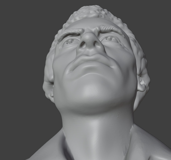 Huey Percy Newton 3D print model_11
