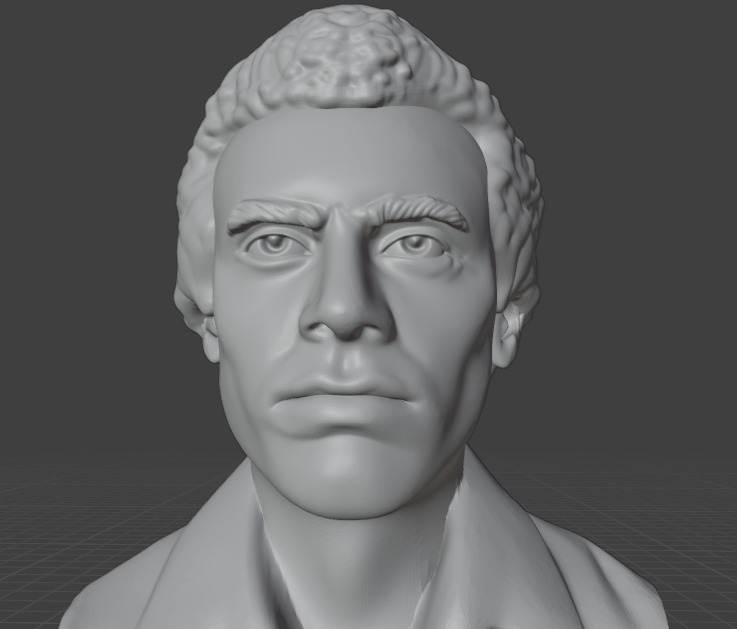 Huey Percy Newton 3D print model_6