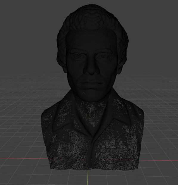 Huey Percy Newton 3D print model_13