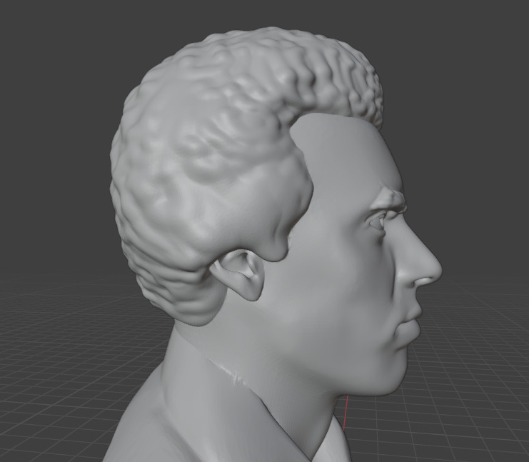 Huey Percy Newton 3D print model_10