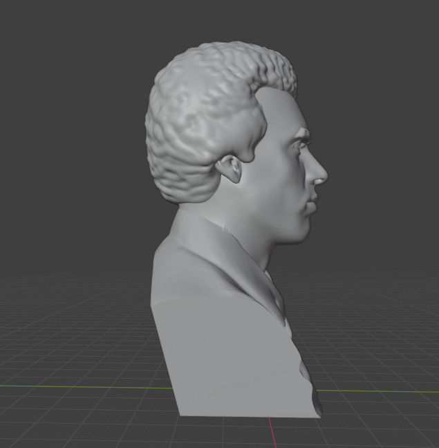 Huey Percy Newton 3D print model_18