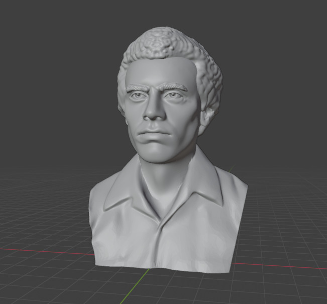 Huey Percy Newton 3D print model_1