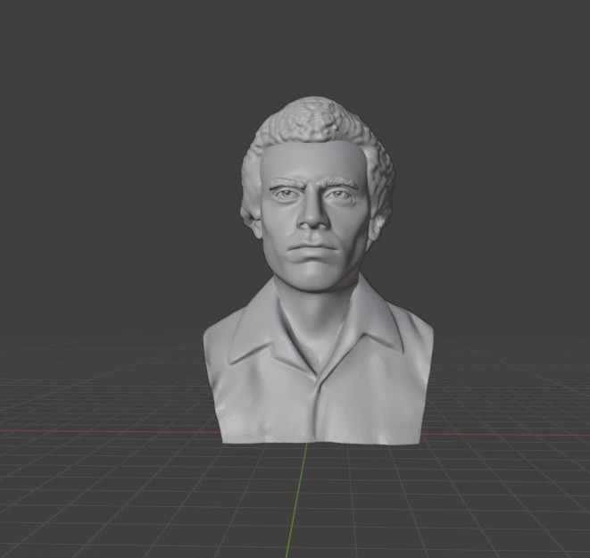 Huey Percy Newton 3D print model_3