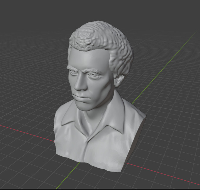 Huey Percy Newton 3D print model_7