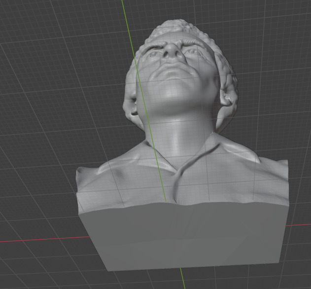 Huey Percy Newton 3D print model_4