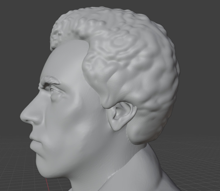 Huey Percy Newton 3D print model_9