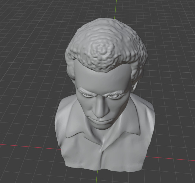 Huey Percy Newton 3D print model_8