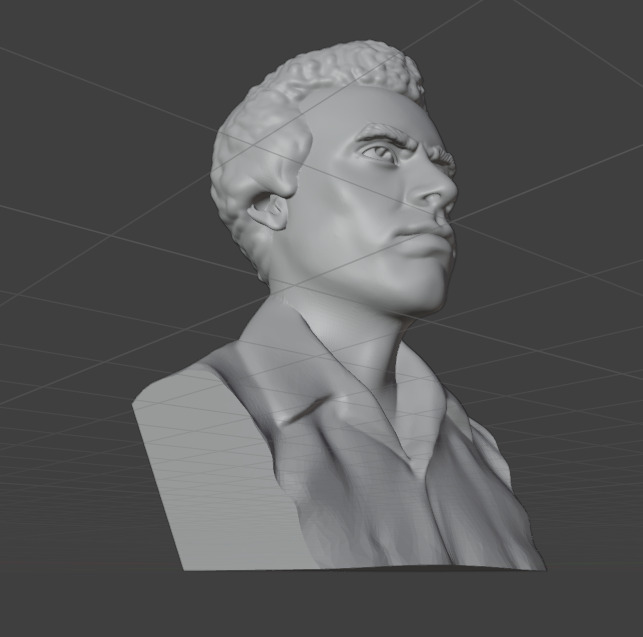 Huey Percy Newton 3D print model_17