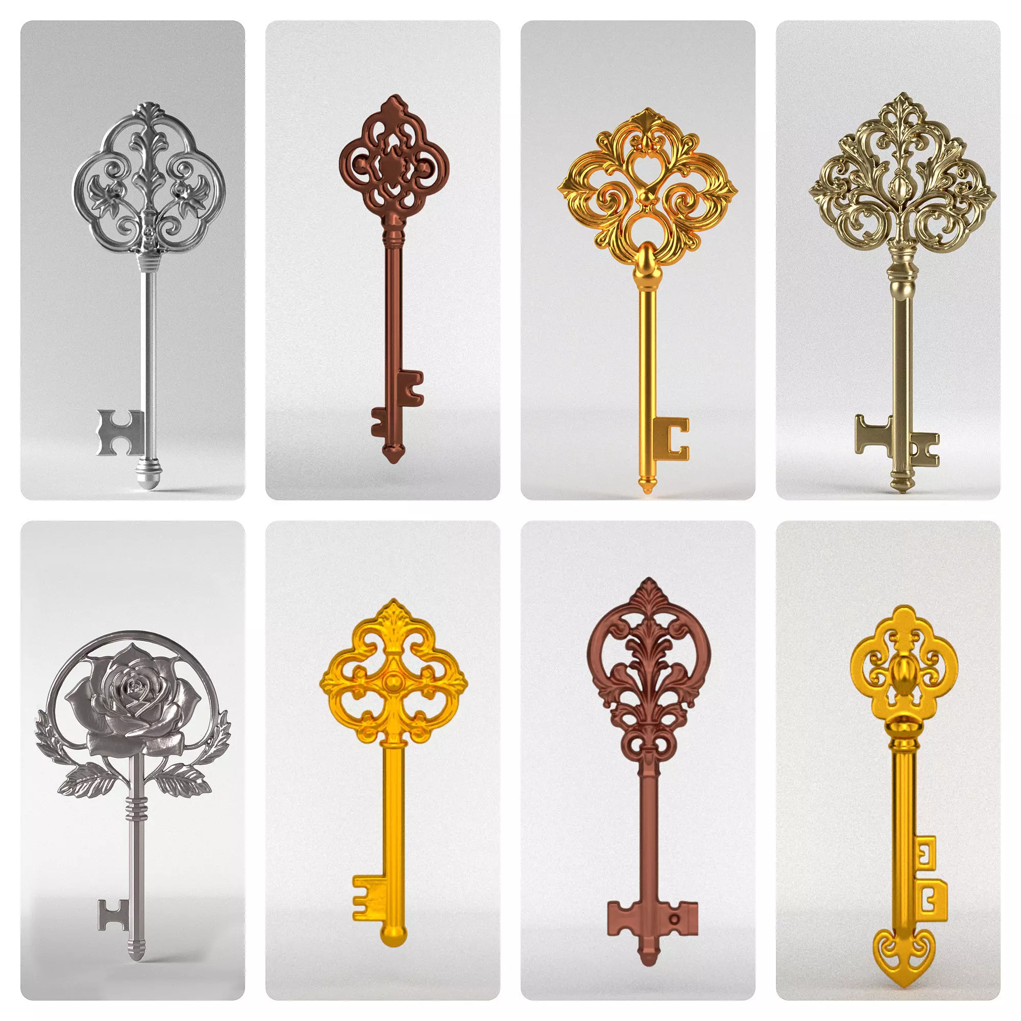 Keys Pack V 3D print model