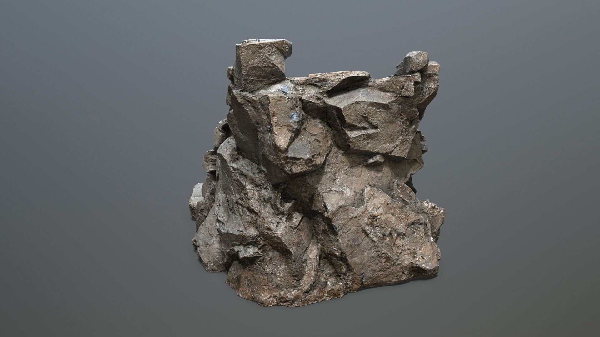 Stairs Low-poly 3D model_7