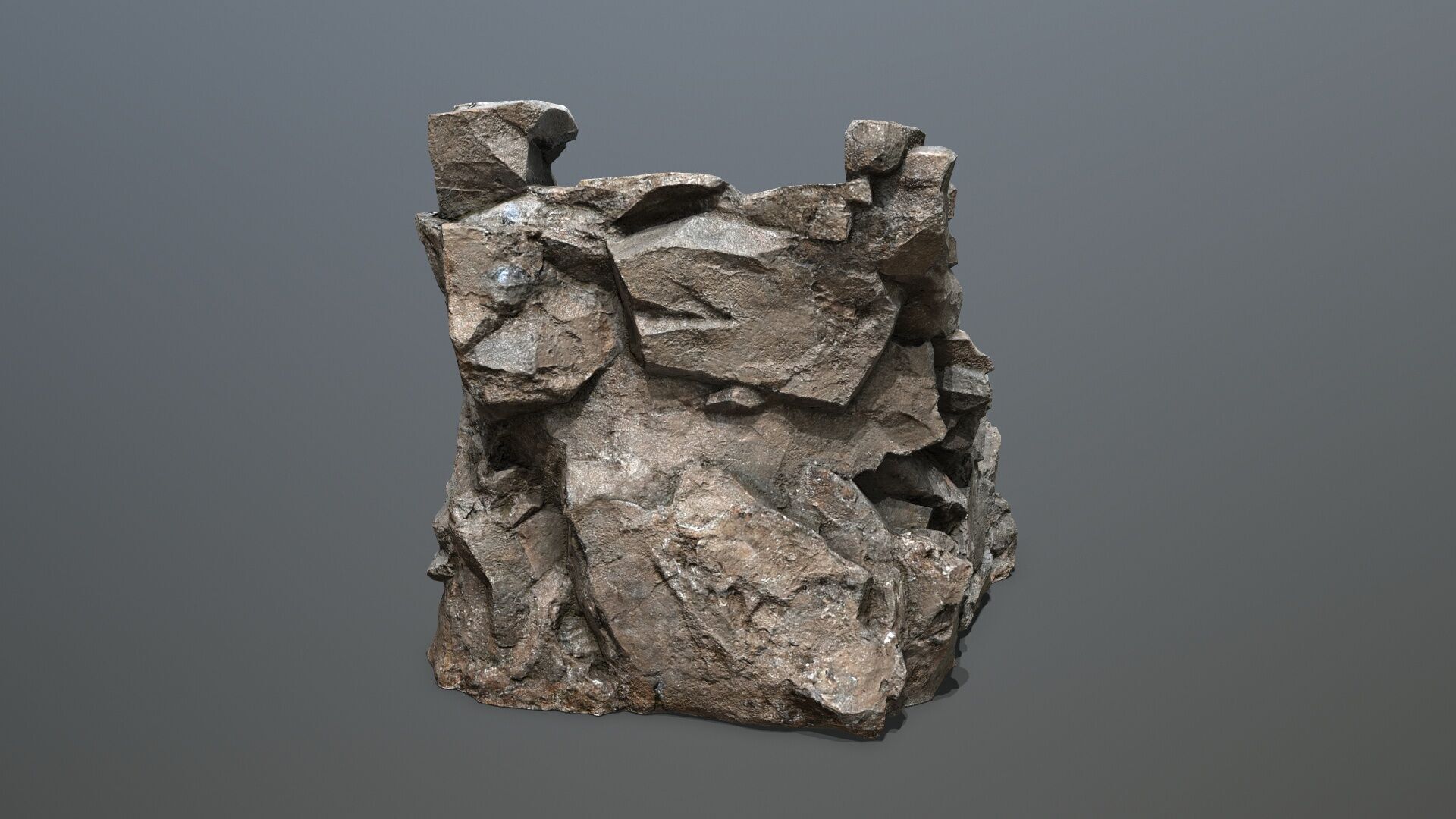 Stairs Low-poly 3D model_8