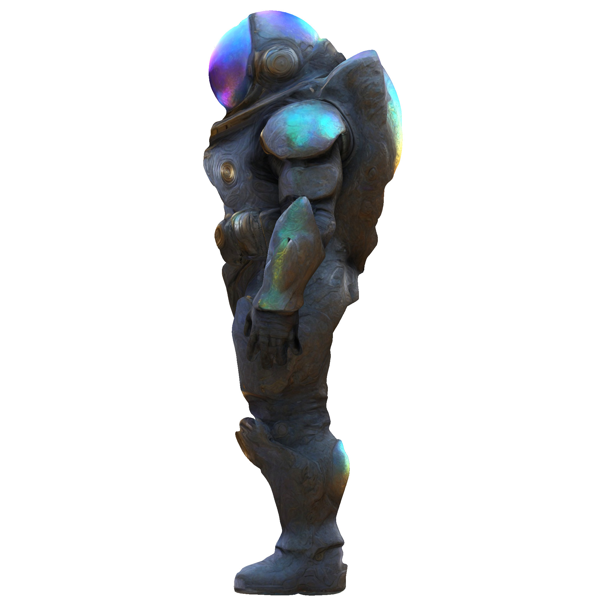 Cosmic Guardian - Iridescent Voyager 3D print model_5