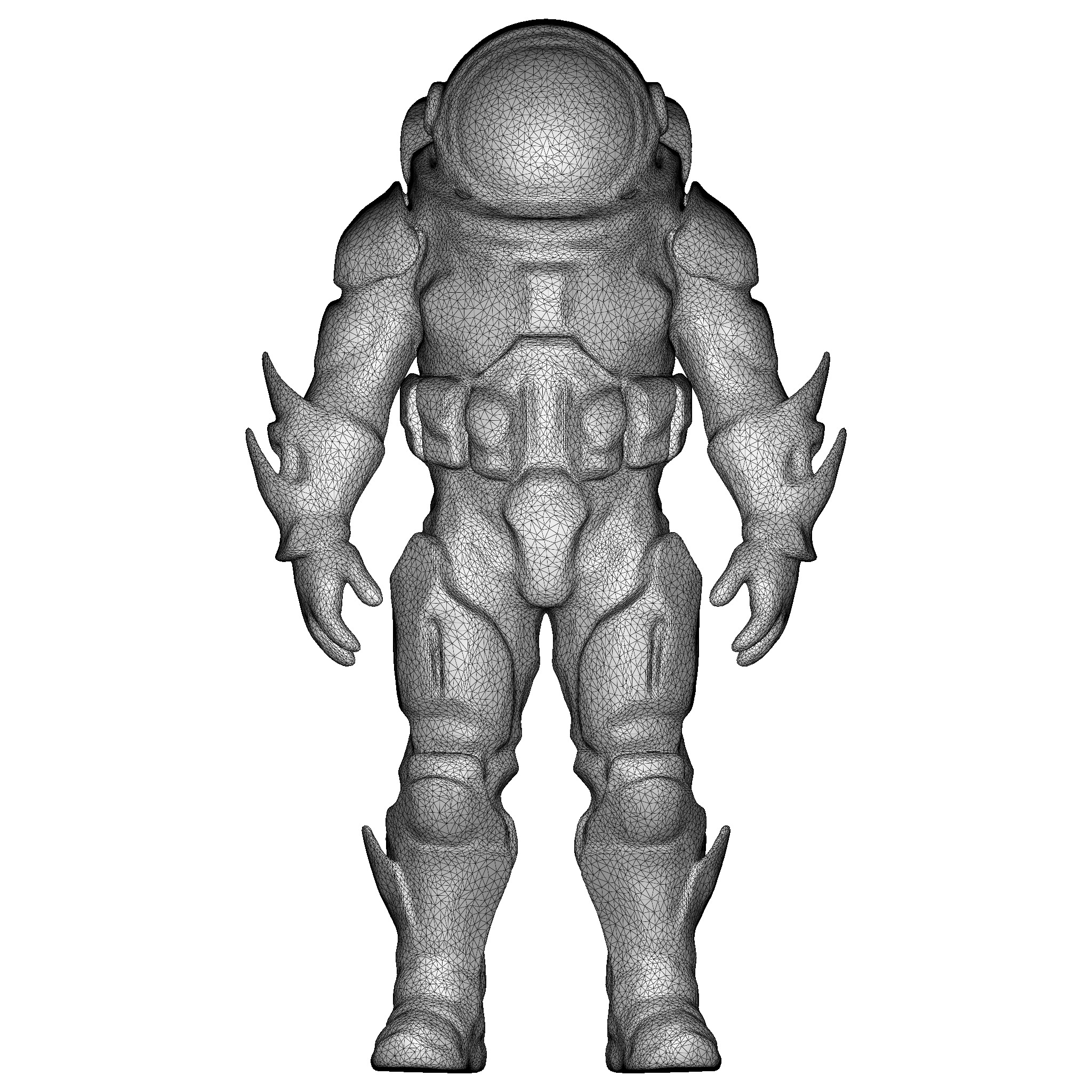 Cosmic Guardian - Iridescent Voyager 3D print model_4