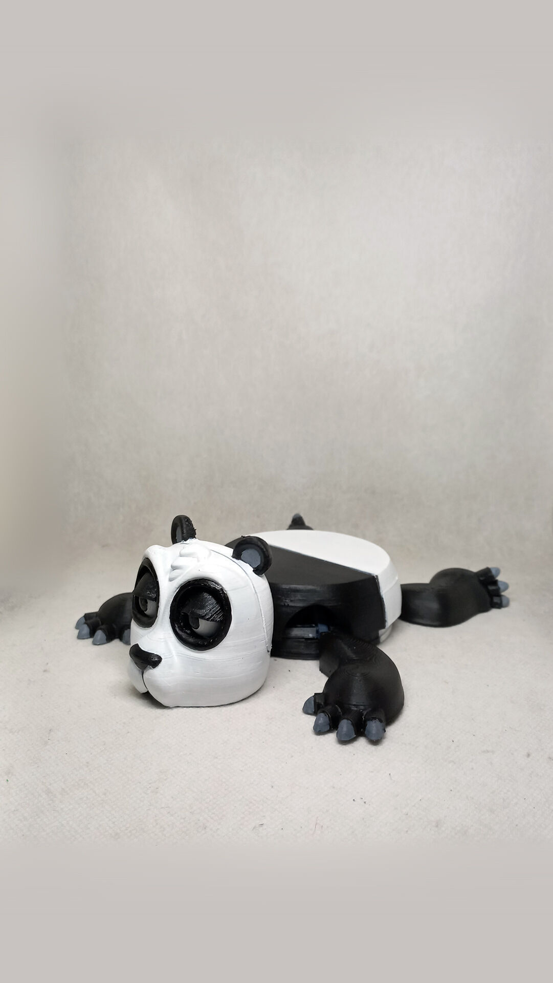 Panda cup holder No Supports needed 3D print model_12