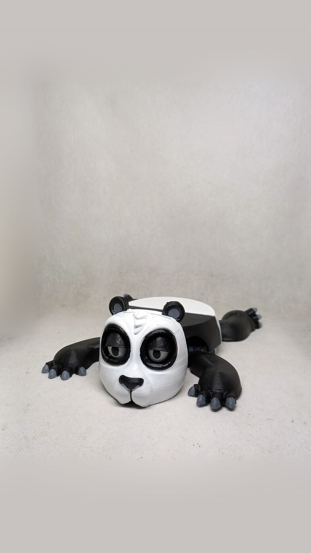 Panda cup holder No Supports needed 3D print model_4