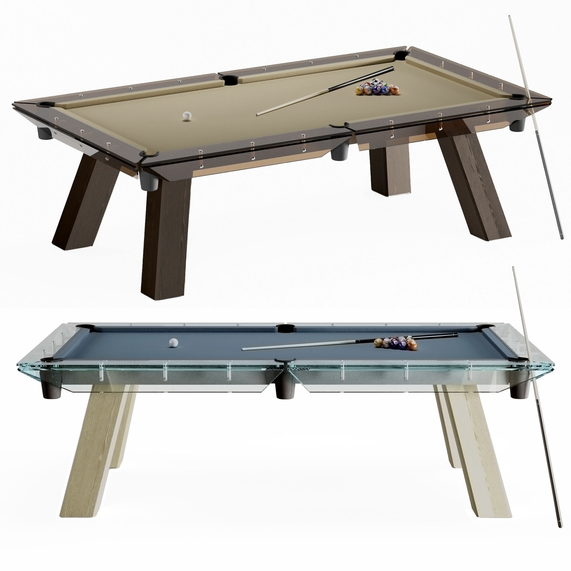 IMPATIA Filotto Pool Table PBR Low-poly 3D model_1