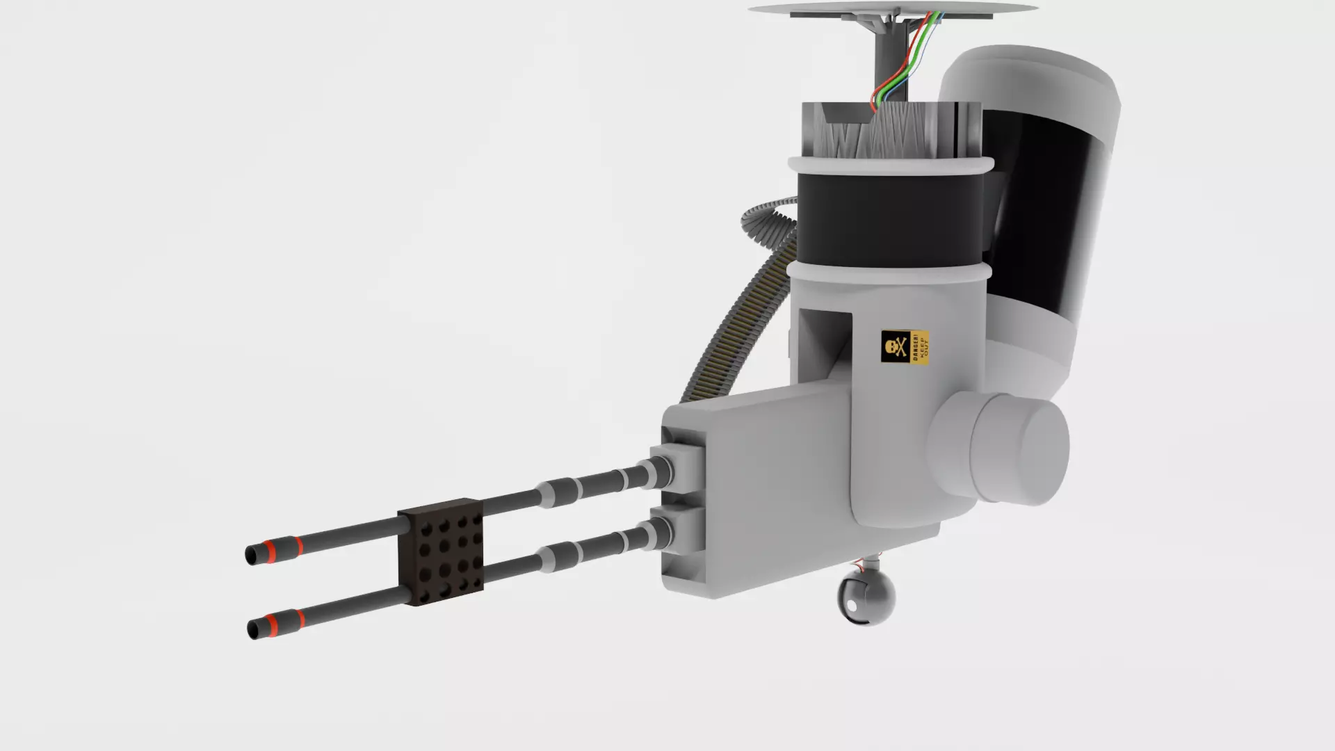 ADVANCED GATLING TURRT LOW- 3D model_0