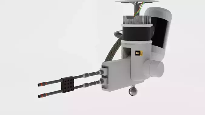 ADVANCED GATLING  TURRT LOW- 3D model