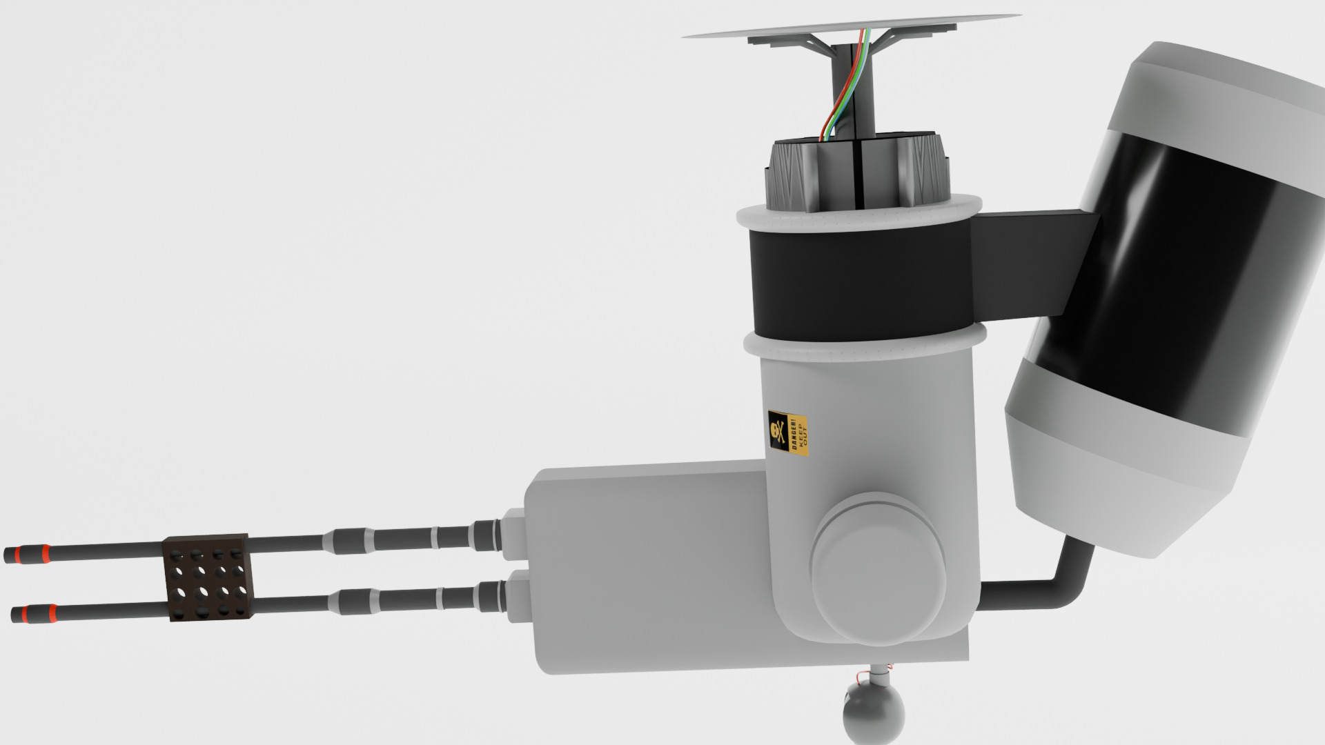 ADVANCED GATLING TURRT LOW- 3D model_2