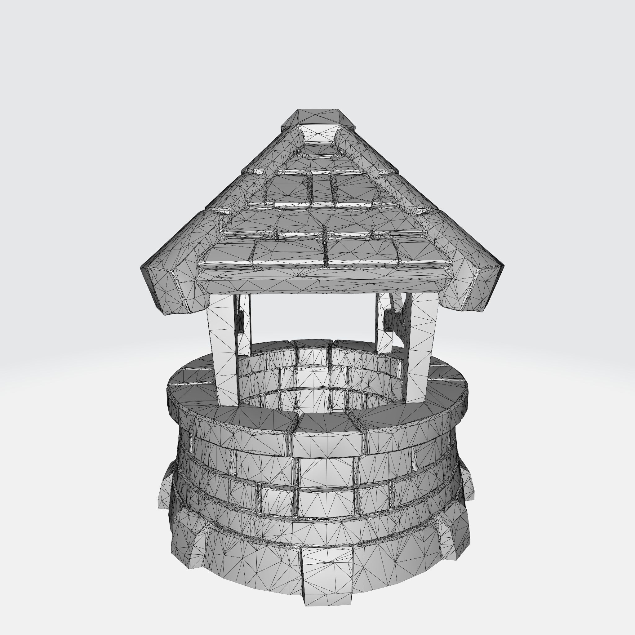 Modular Fantasy Gazebo 3D model_4