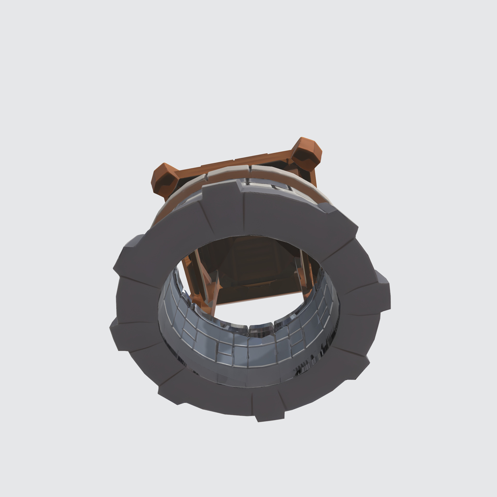 Modular Fantasy Gazebo 3D model_2