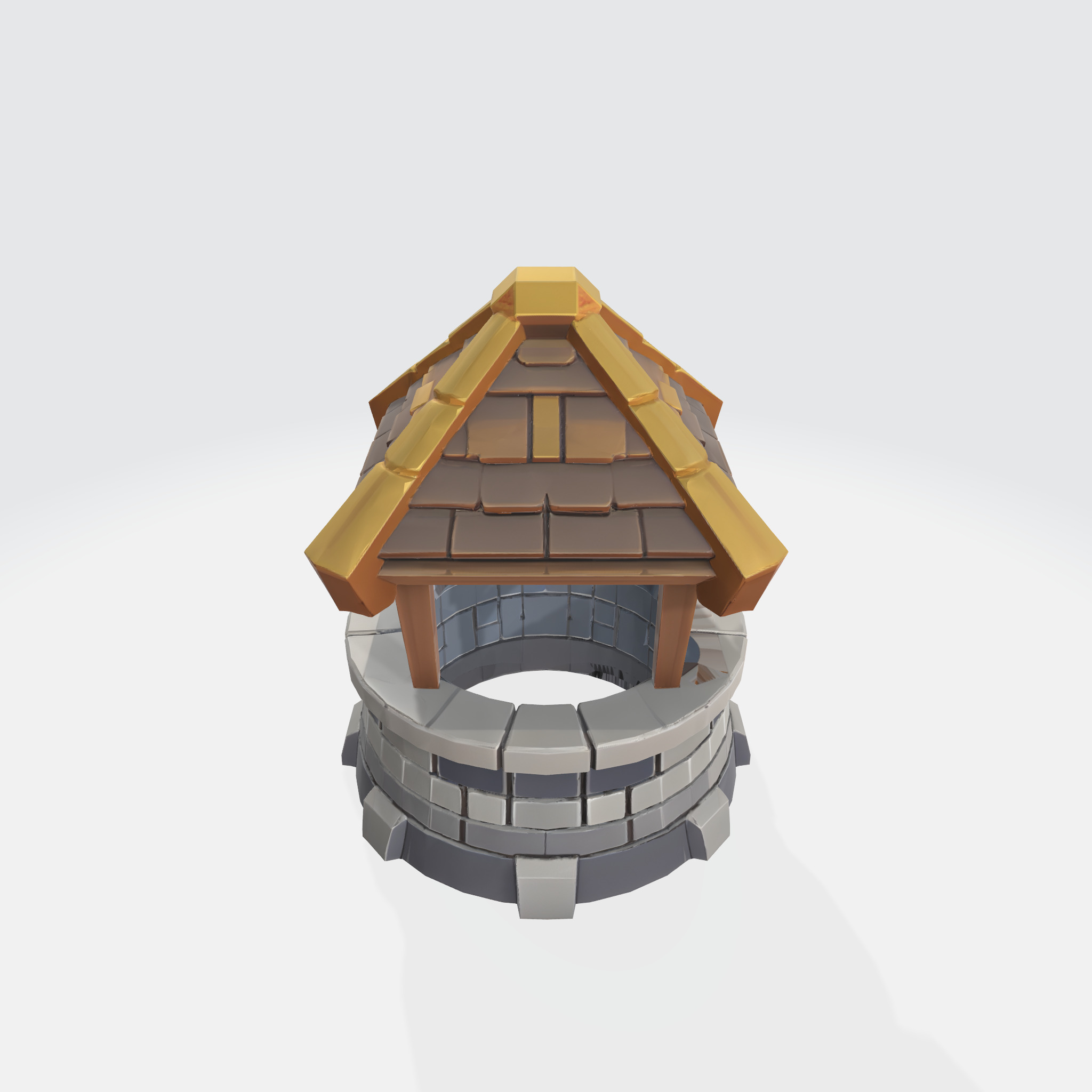 Modular Fantasy Gazebo 3D model_3