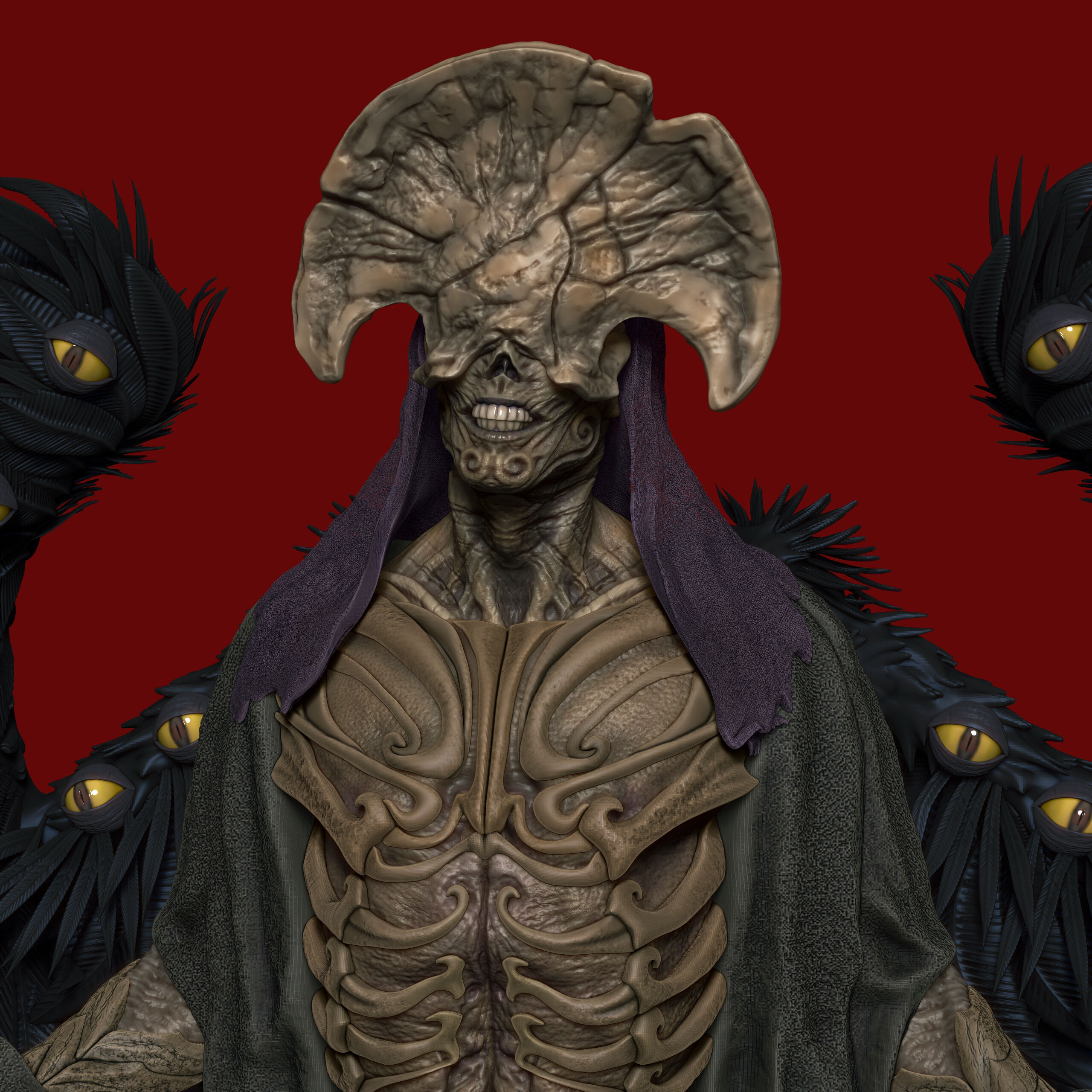 Angel of Death Hellboy2 3D print model_5