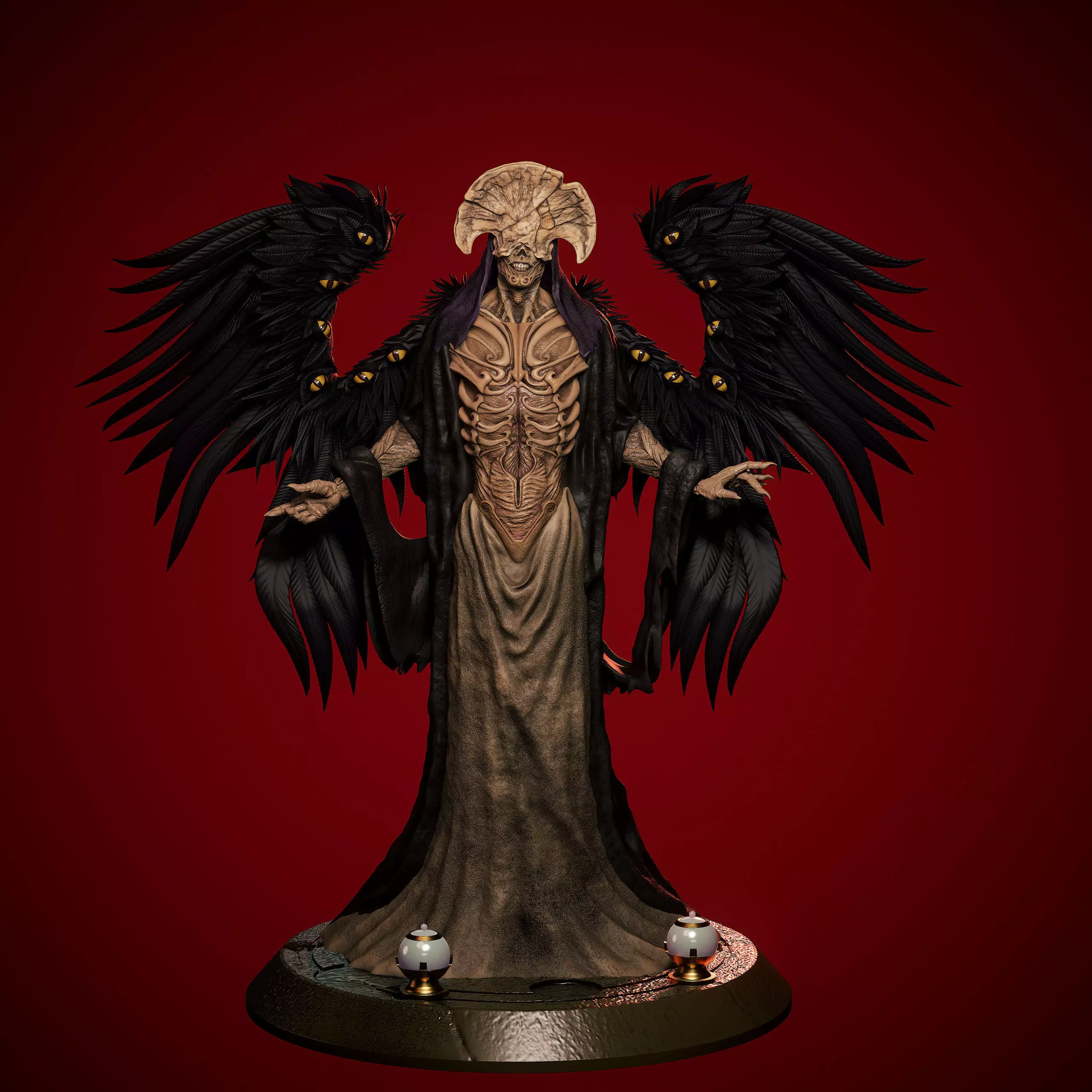 Angel of Death Hellboy2 3D print model_0