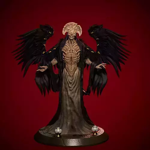 Angel of Death Hellboy2 3D print model