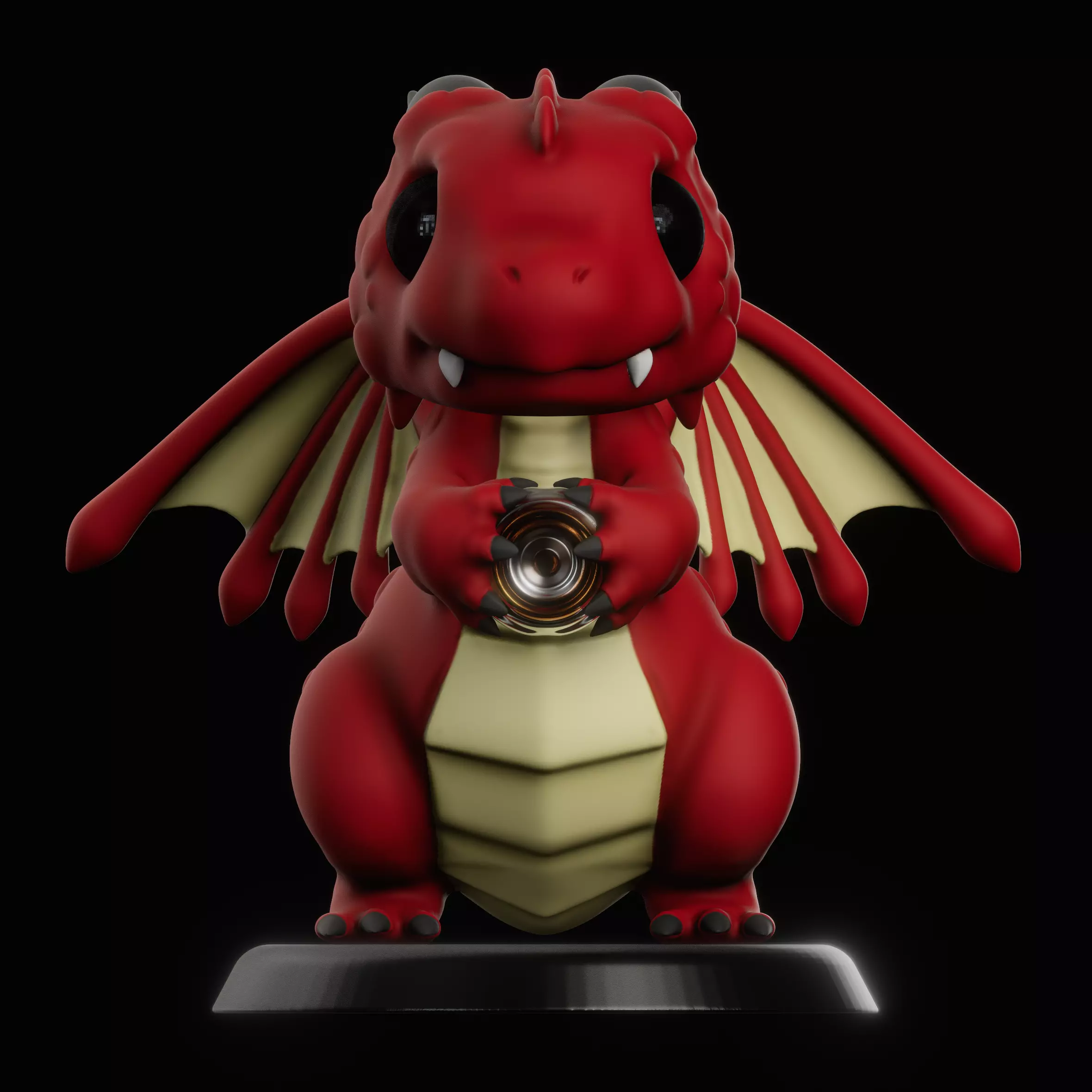 Chibi Dragon 3D print model_0