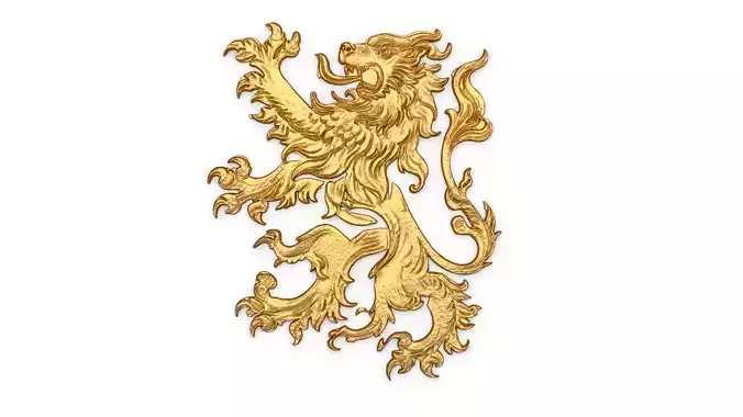 Heraldry Lion 02