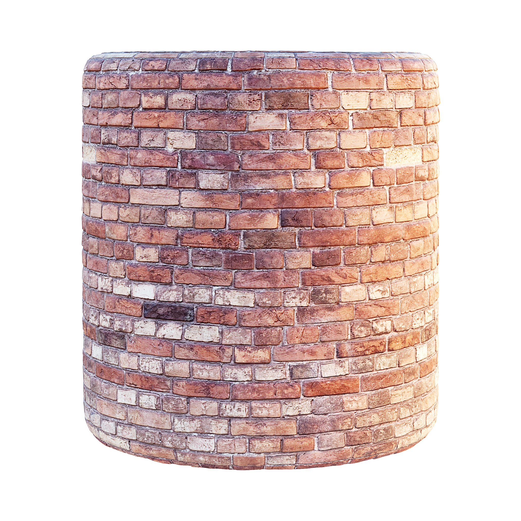 Brick Wall PBR Material Texture_6