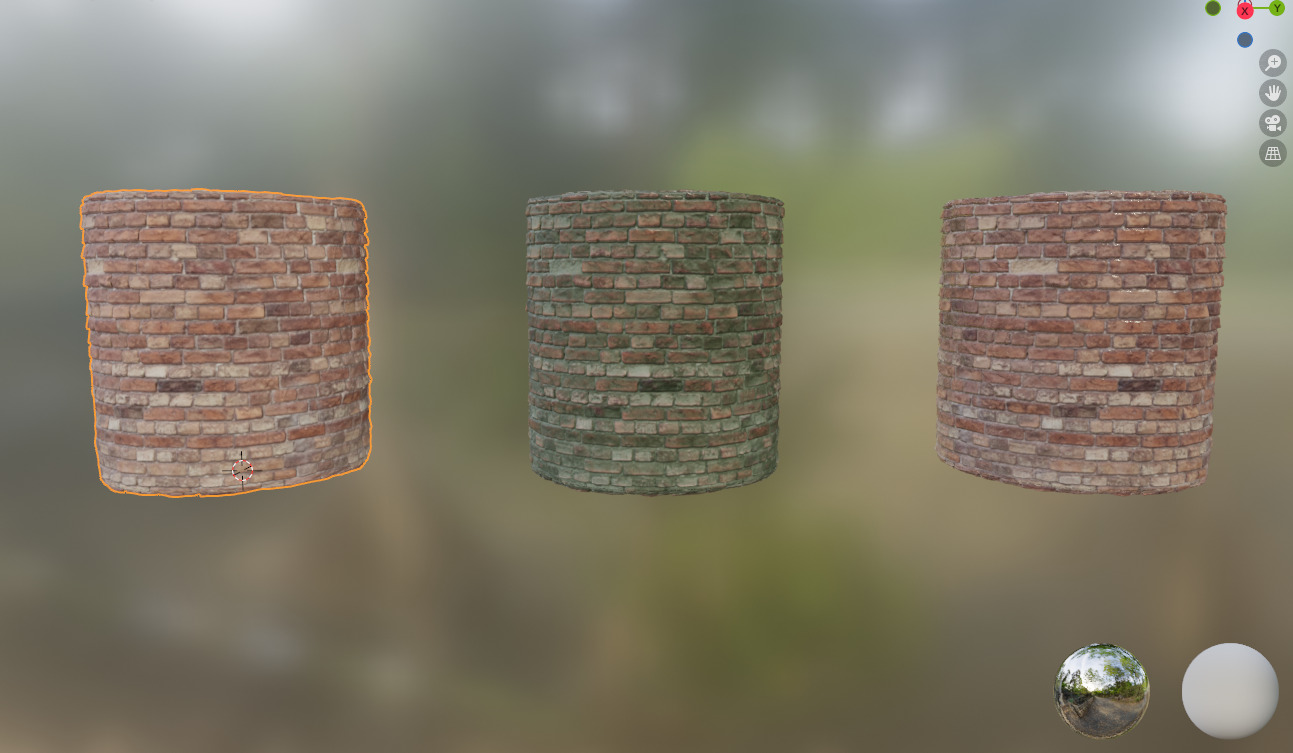 Brick Wall PBR Material Texture_4