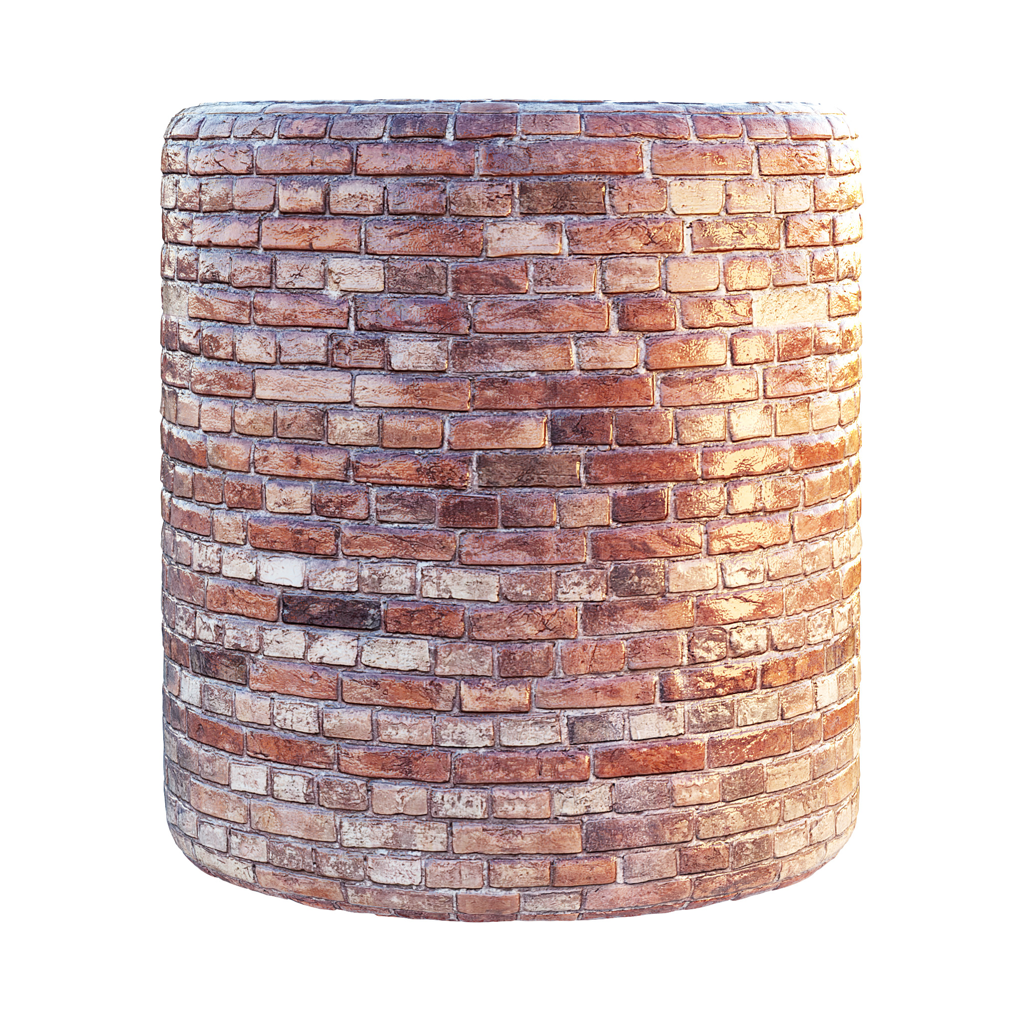 Brick Wall PBR Material Texture_7