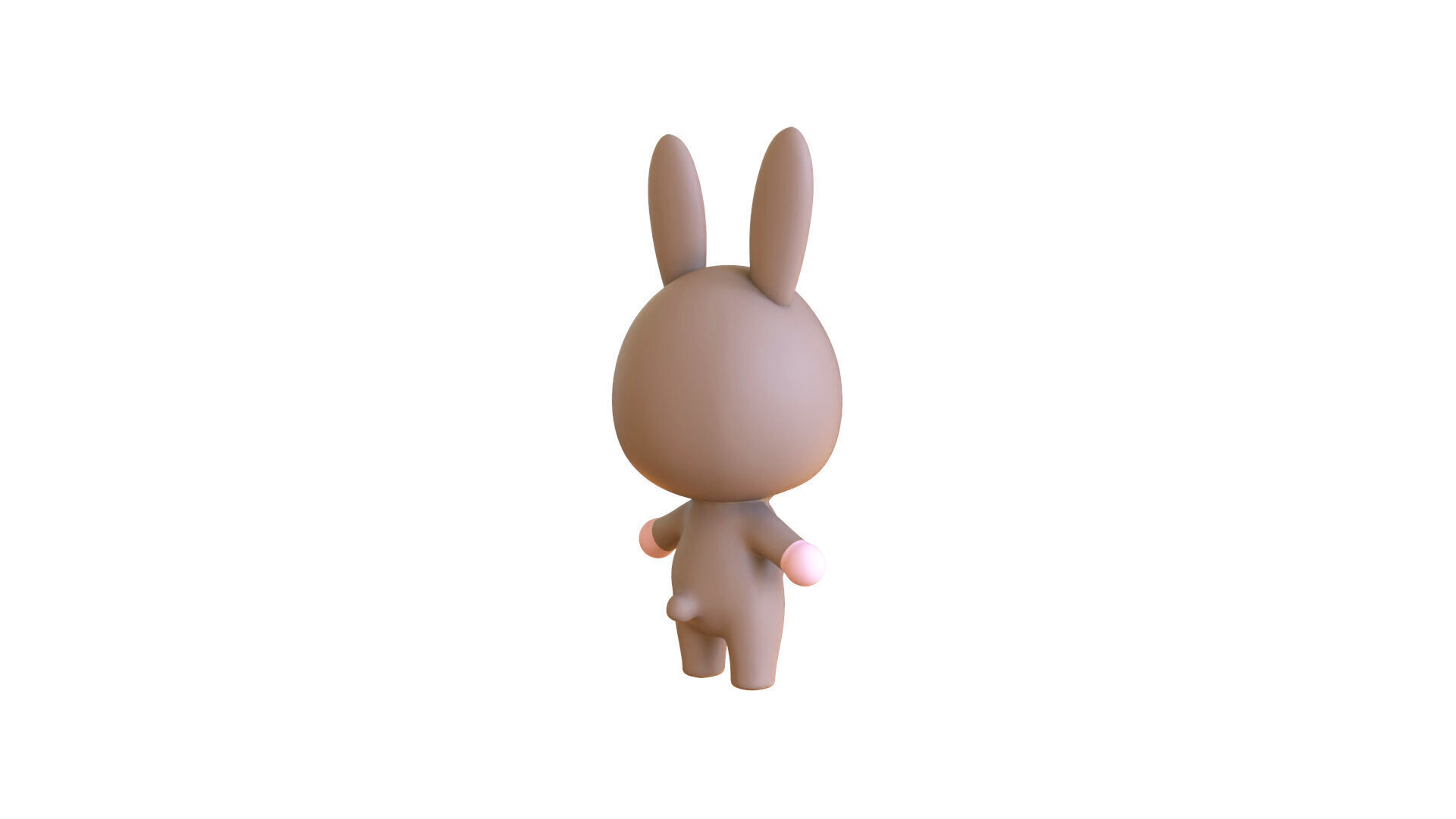 Cute Bunny Rabbit - Rigged and Animated Low-poly 3D model_18