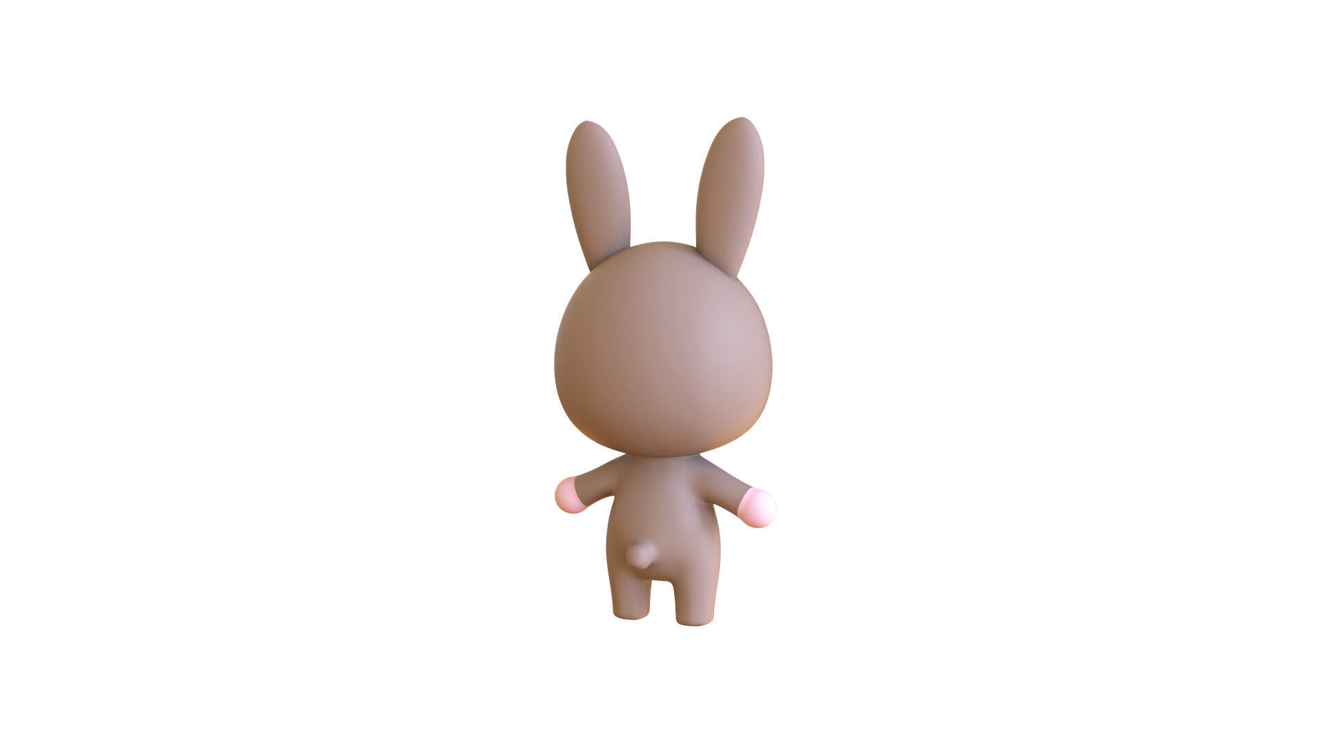 Cute Bunny Rabbit - Rigged and Animated Low-poly 3D model_17