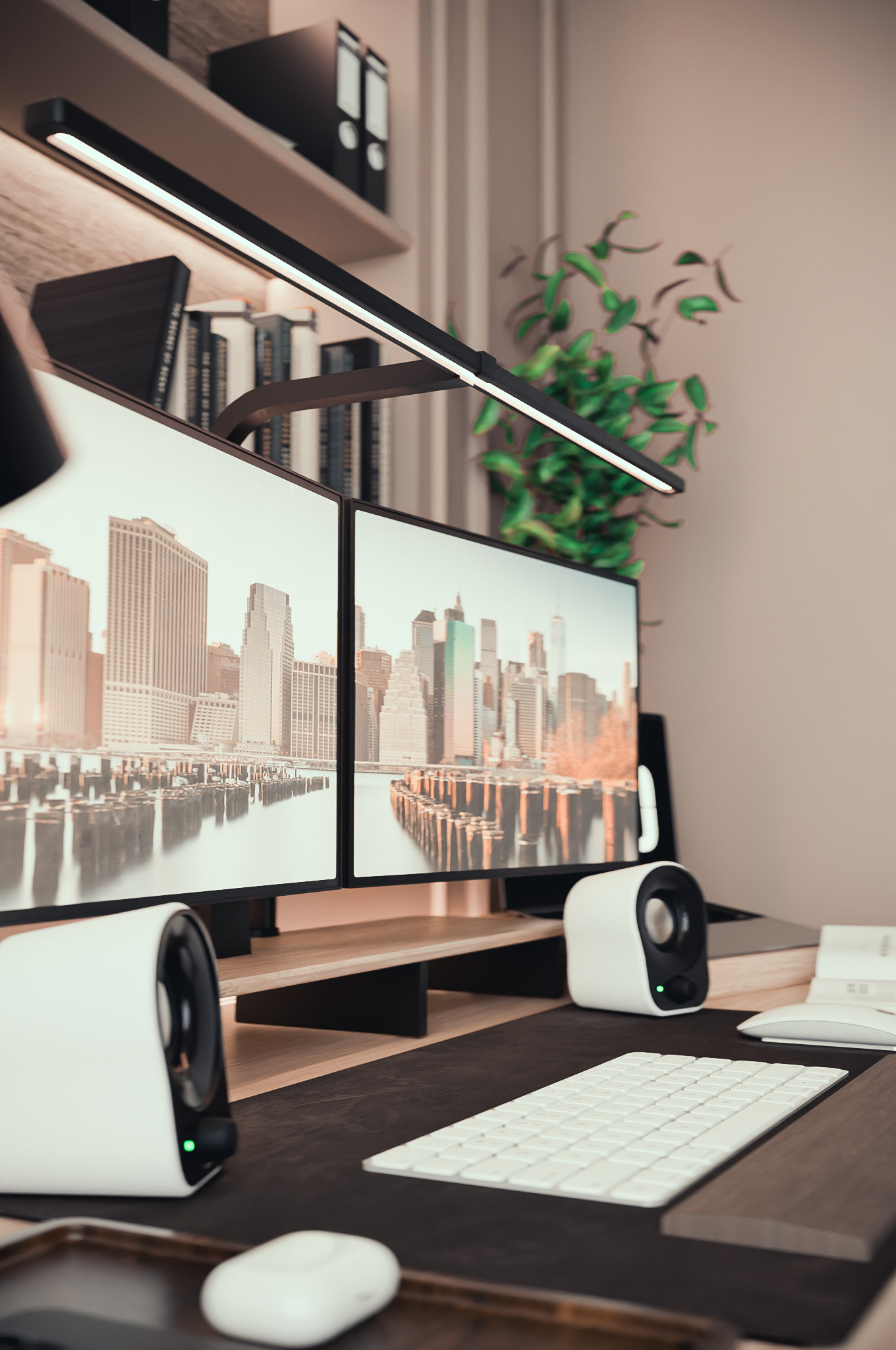 Minimalist Home Office Furniture Design 3D model_3