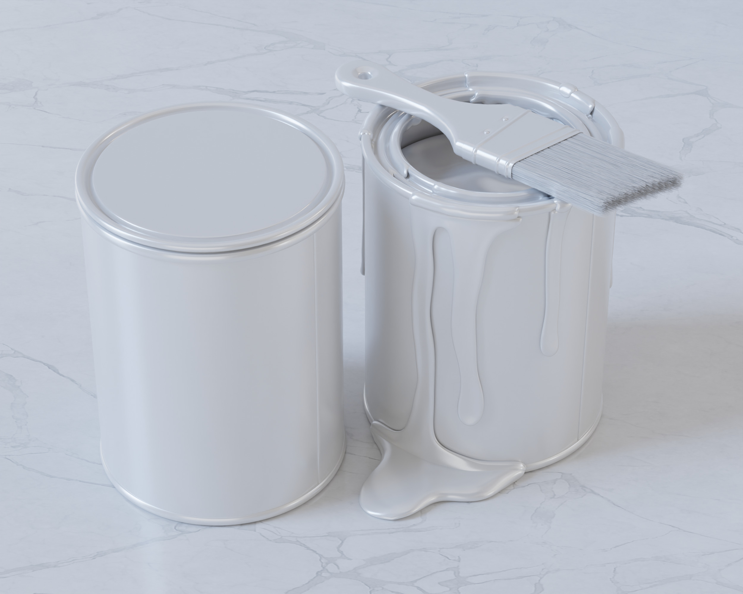 Paint Tin Packaging 3D model_3
