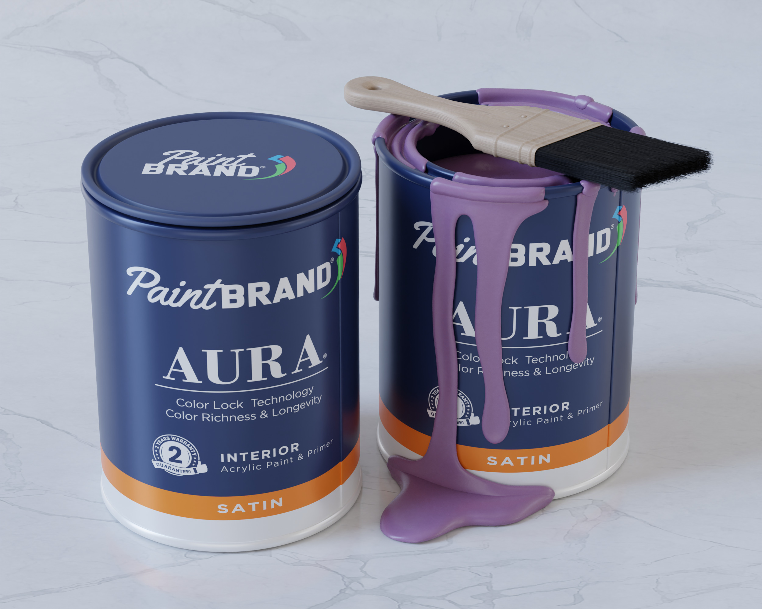 Paint Tin Packaging 3D model_1