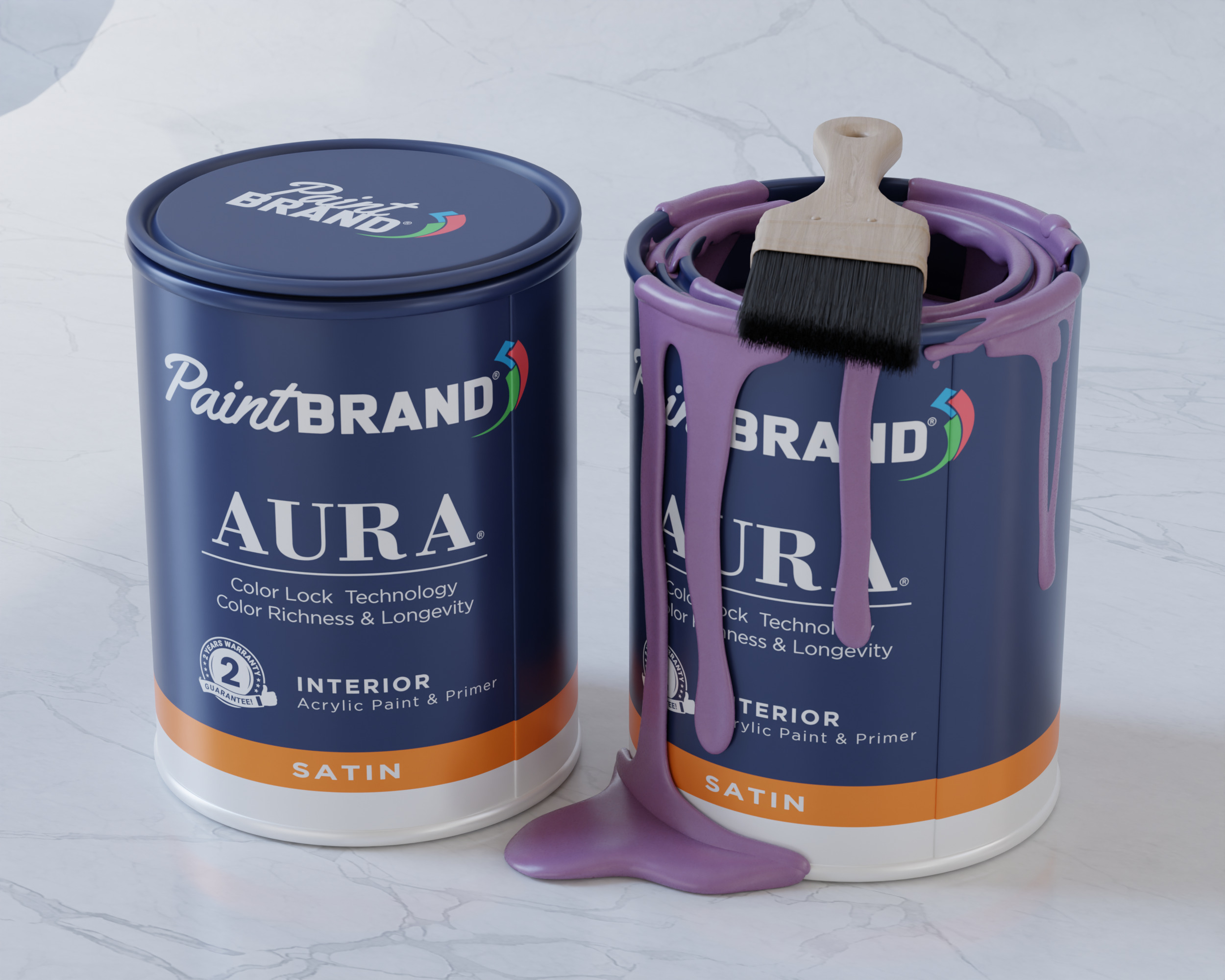 Paint Tin Packaging 3D model_5