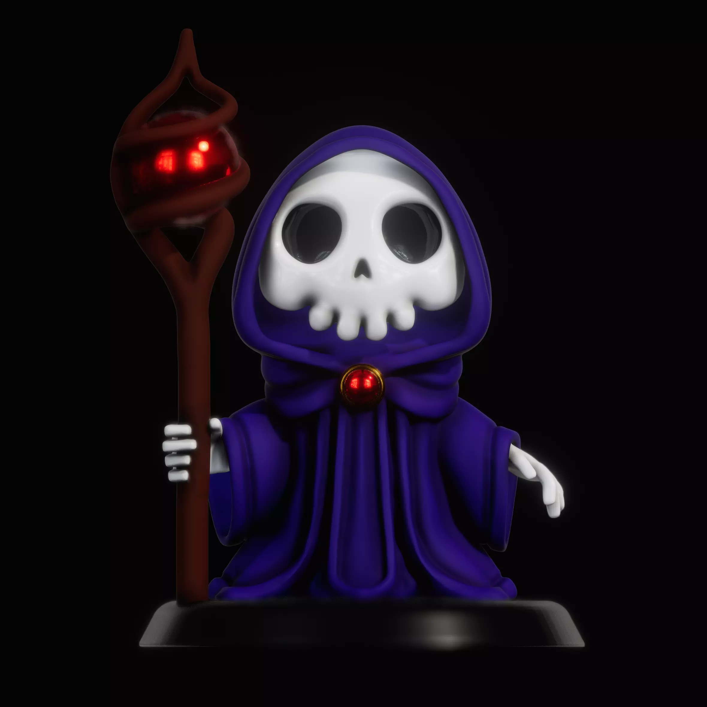Chibi Lich 3D print model_0