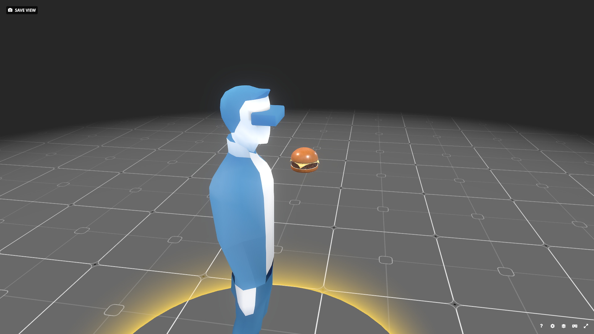 Cheeseburger 3D Model Low-poly 3D model_13