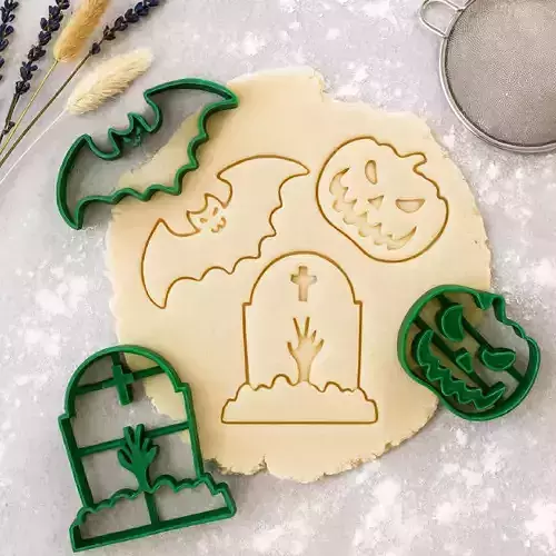 Halloween Cookie Cutter Set - 3 Cute Cake Cutter
