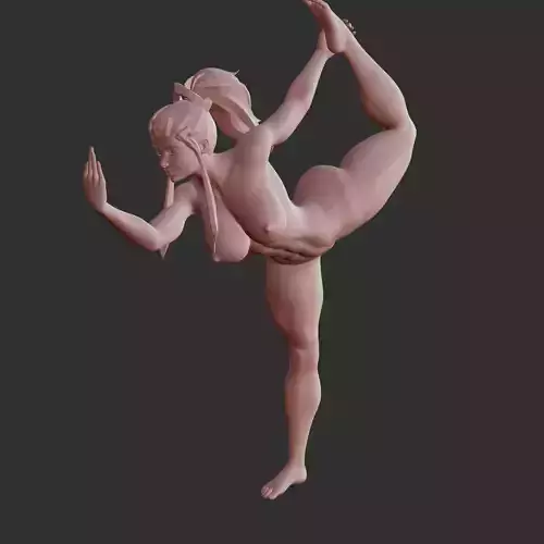 Thicc NSFW Anime Girl Sensual Statue STL