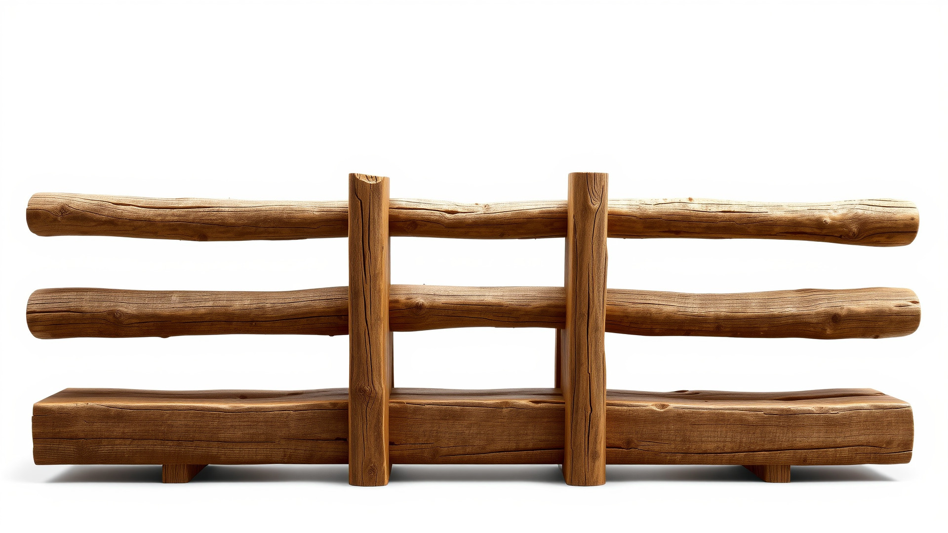Historic Aged Timber Crossing for 3D Environments Low-poly 3D model_3