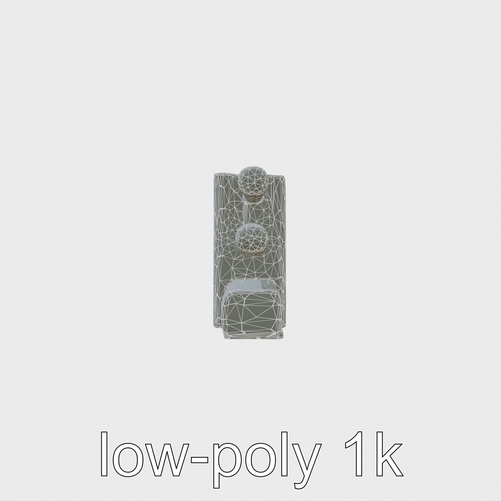 Historic Aged Timber Crossing for 3D Environments Low-poly 3D model_18