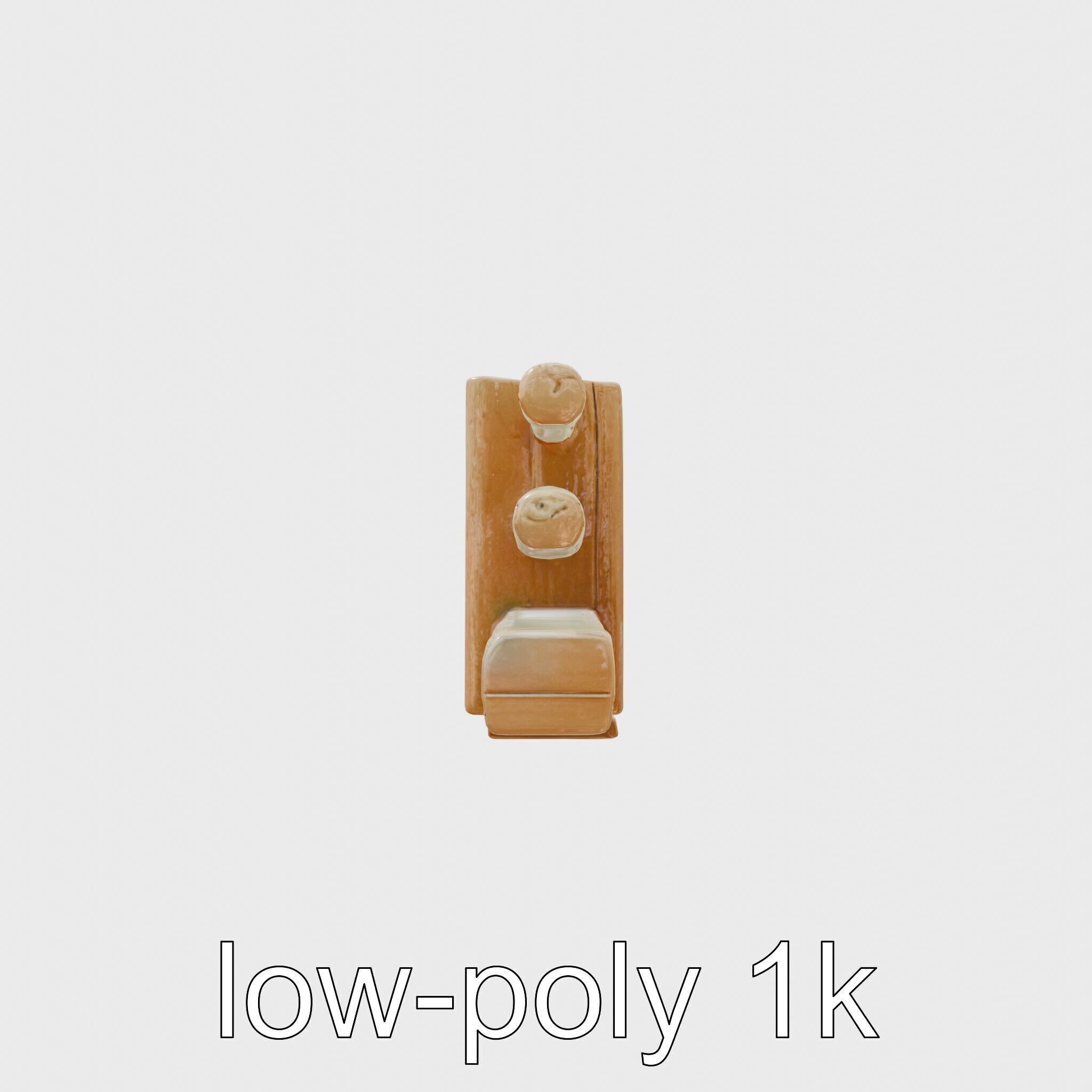 Historic Aged Timber Crossing for 3D Environments Low-poly 3D model_26