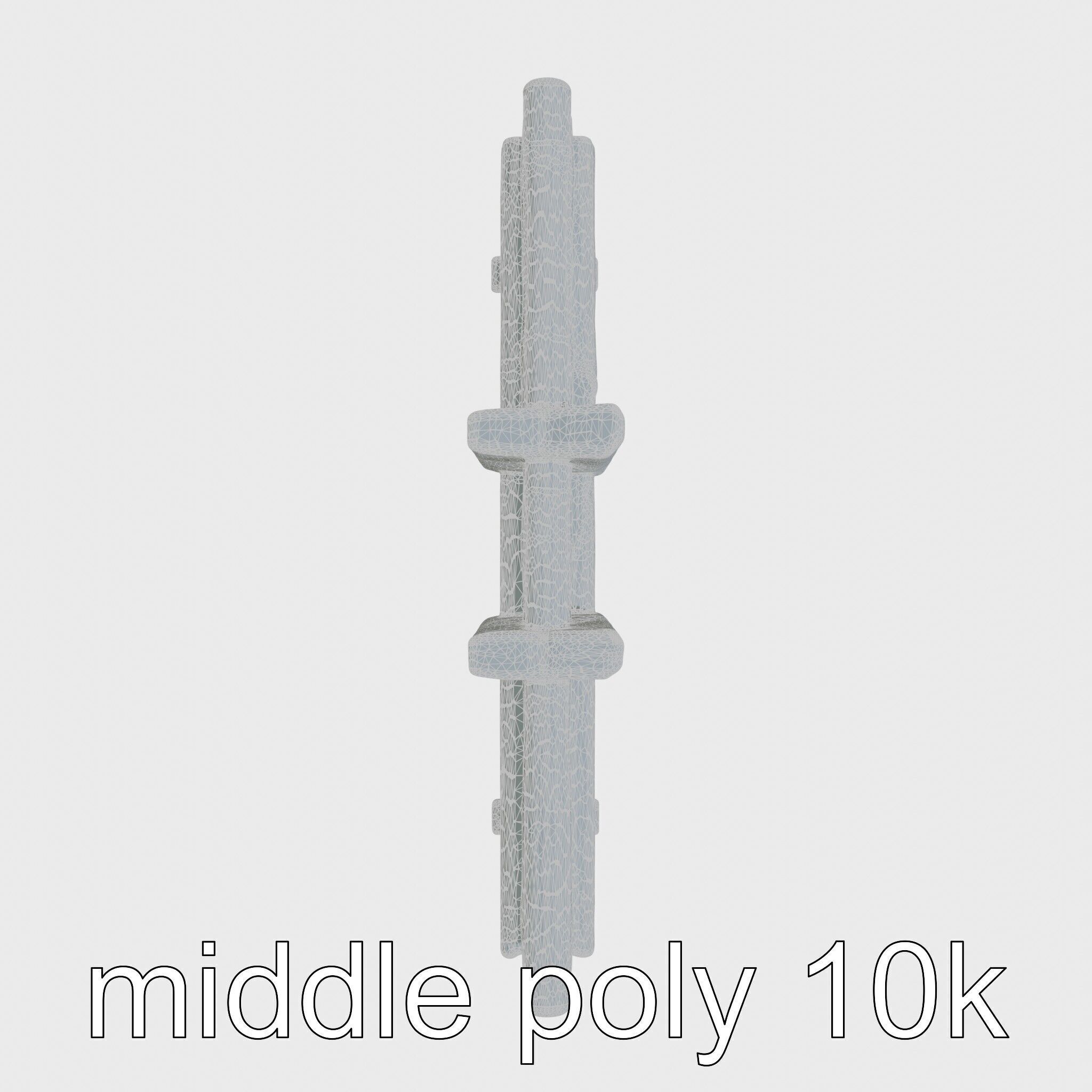 Historic Aged Timber Crossing for 3D Environments Low-poly 3D model_16